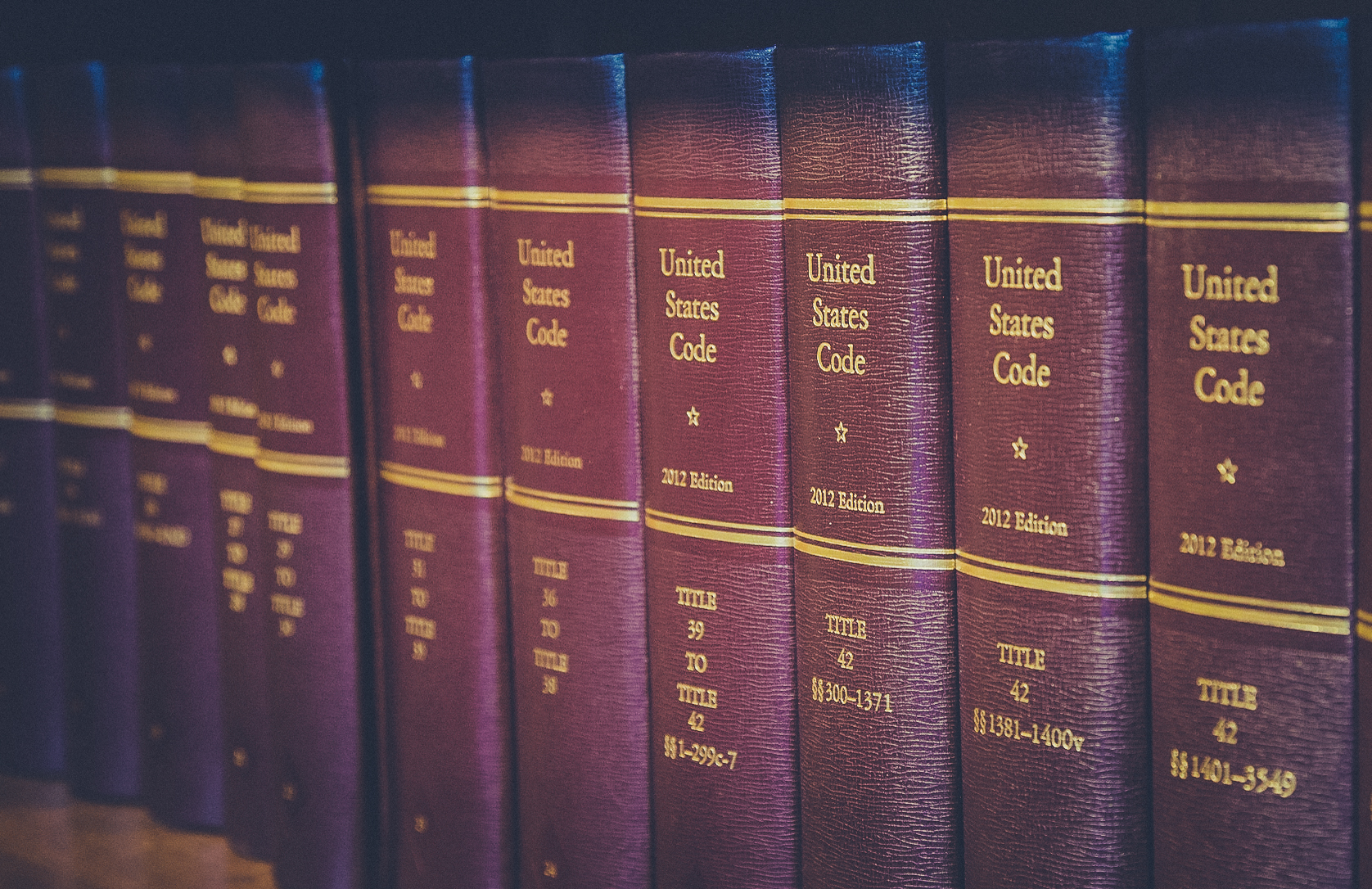 A bound volume of the United States Code, representing the statutes Congress uses to structure agency authority.