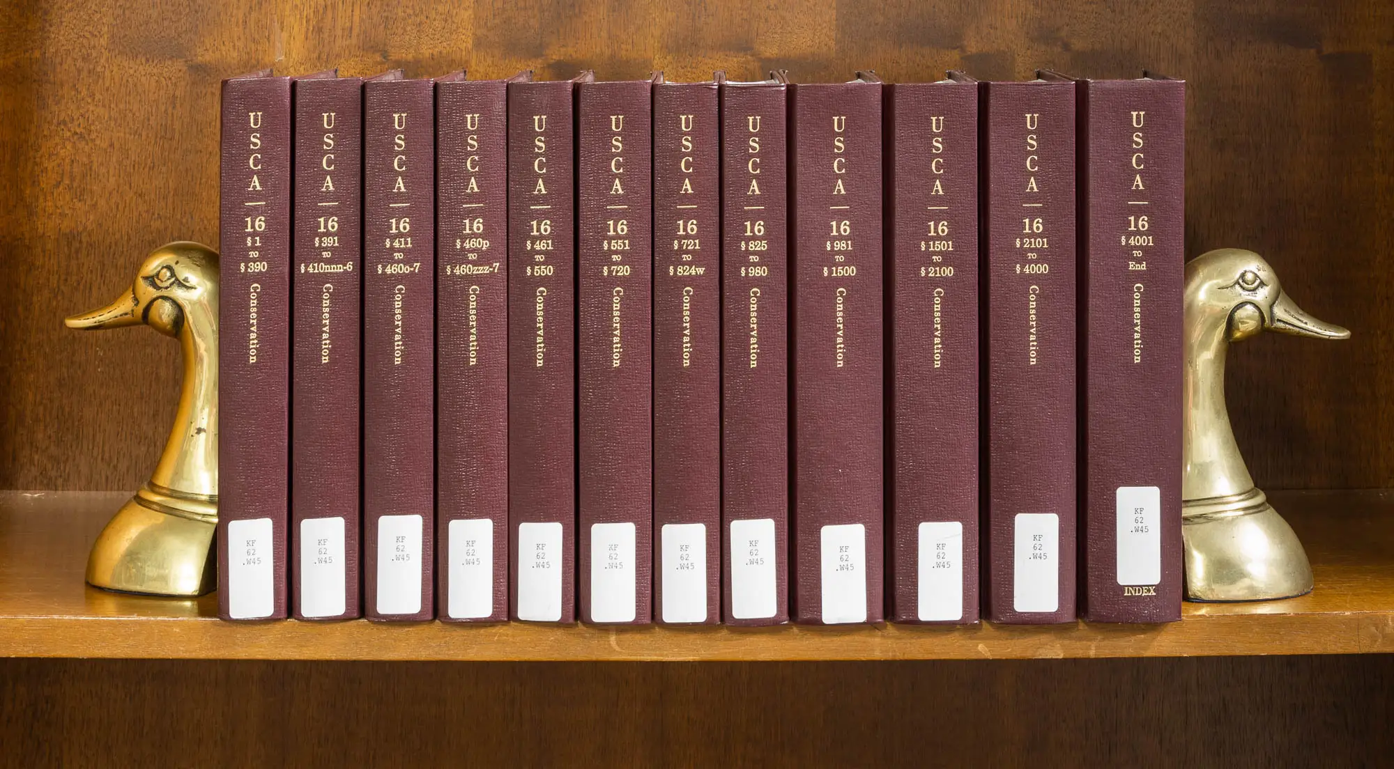 A close-up photo of a printed United States Code volume or page showing federal statutory text, used to illustrate 18 U.S.C. § 922(g)(3)