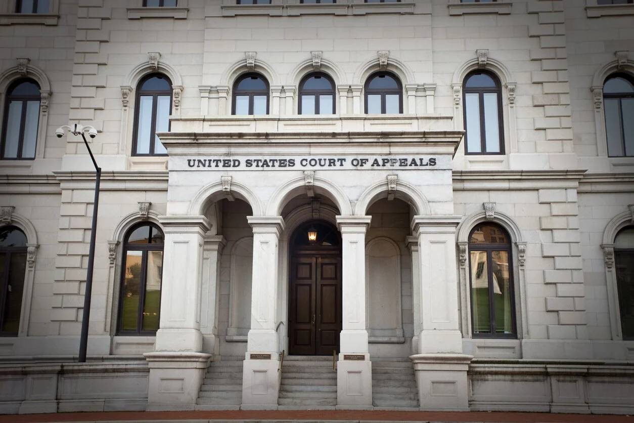 A federal courthouse in Wisconsin, where the case proceeded in the district court.