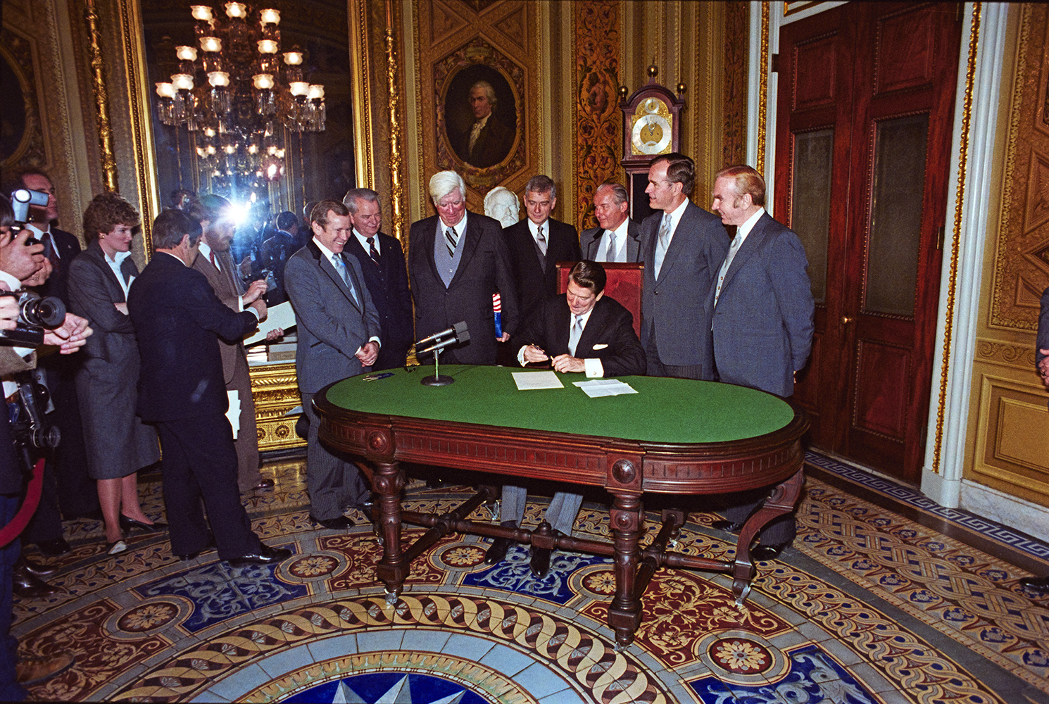 A photograph of the U.S. Code text for 28 U.S.C. § 1, the provision that sets the Supreme Court at a Chief Justice and eight associate justices