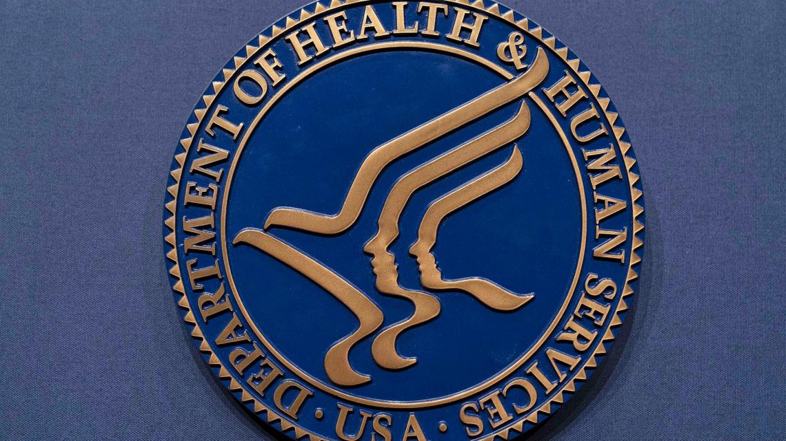 A photograph of the U.S. Department of Health and Human Services Administration for Children and Families building exterior or signage
