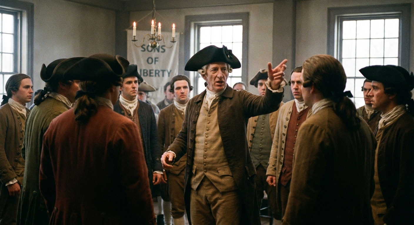 Elbridge Gerry actively participating in revolutionary politics in Massachusetts in the 1770s