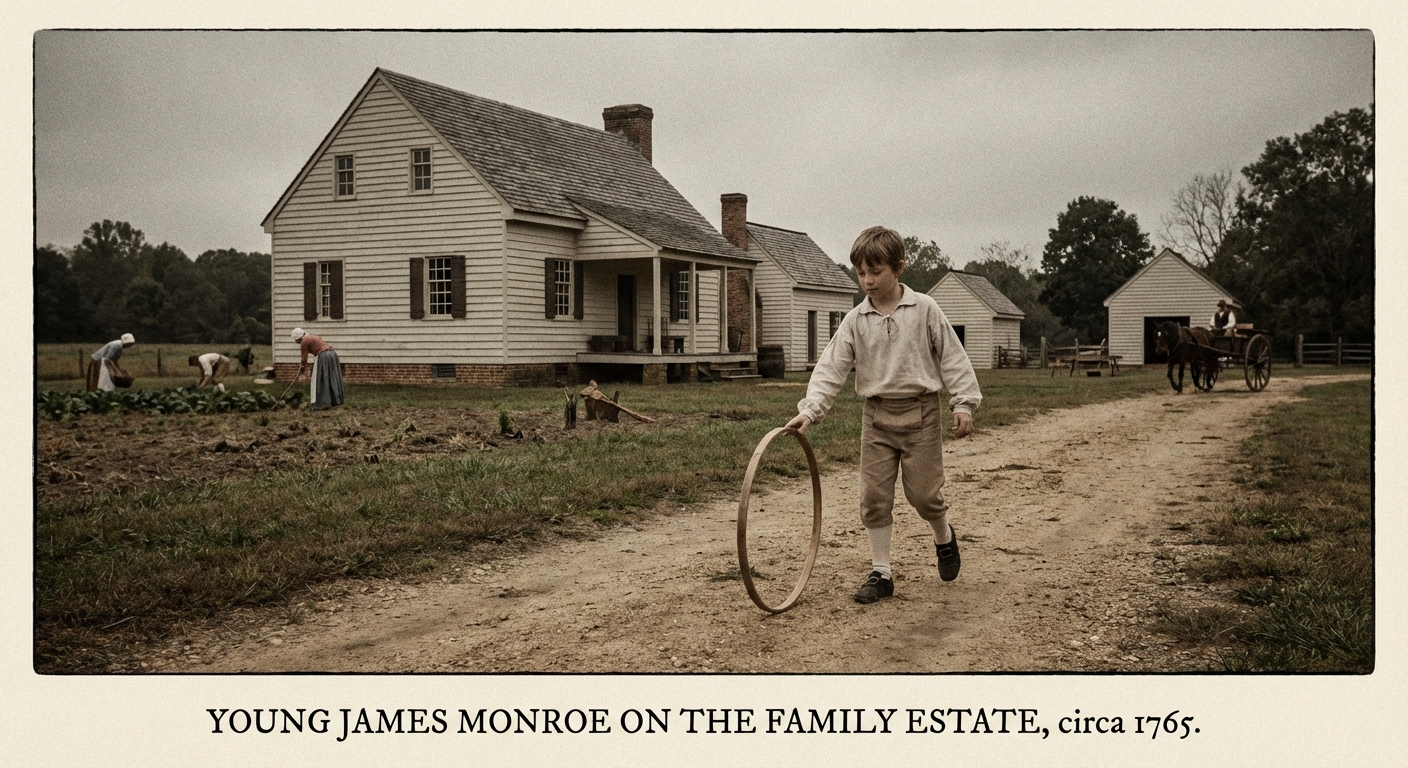 James Monroe Childhood