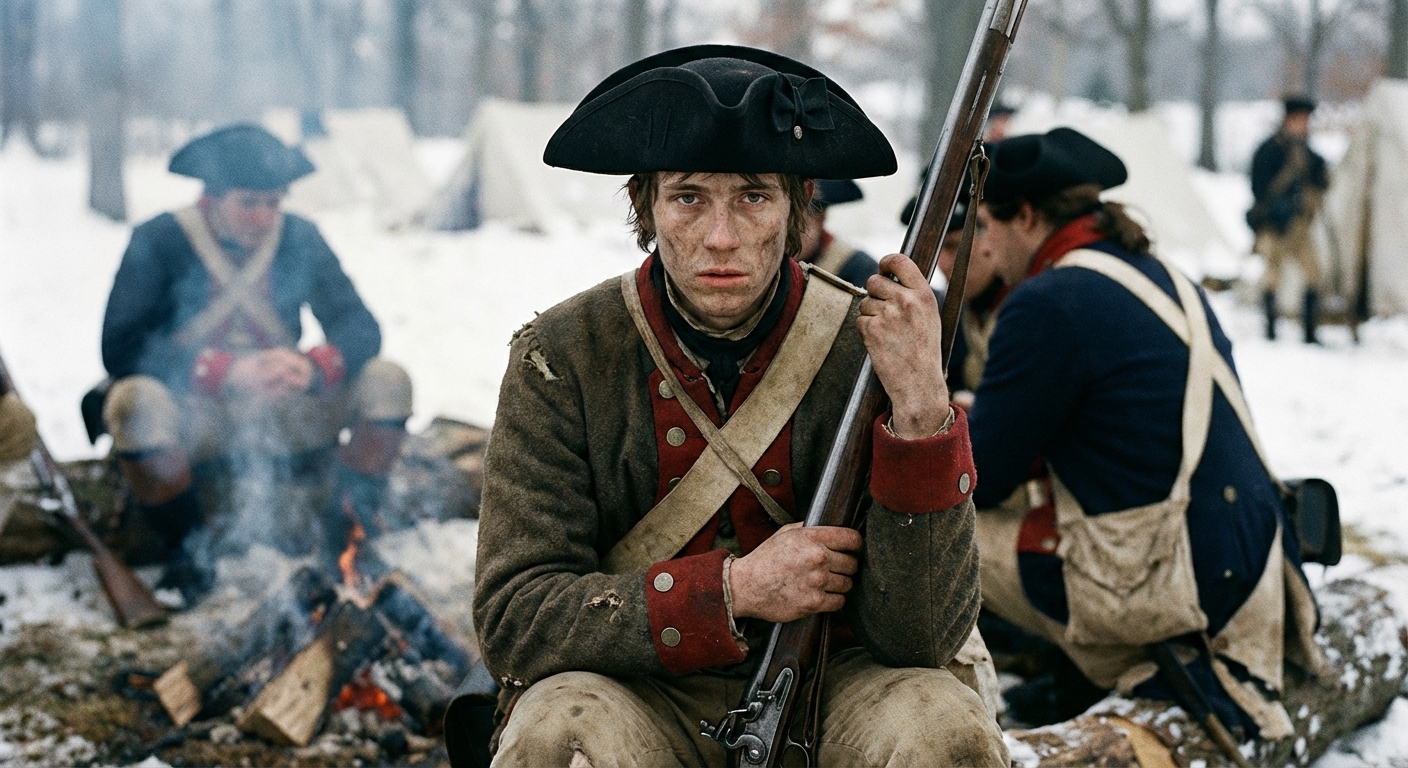 John Marshall serving in the Continental Army during the American Revolutionary War