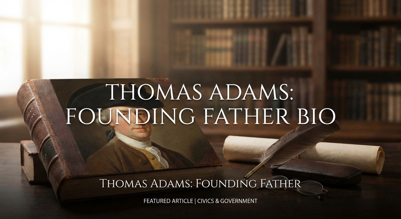Thomas Adams Founding Father Bio