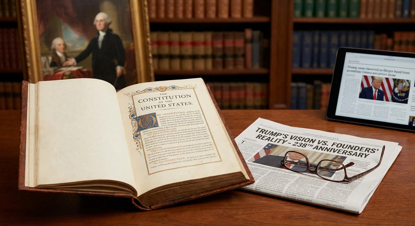 On its 238th Anniversary, a Look at the Constitution’s Creation: Trump’s Vision vs. the Founders’ Reality