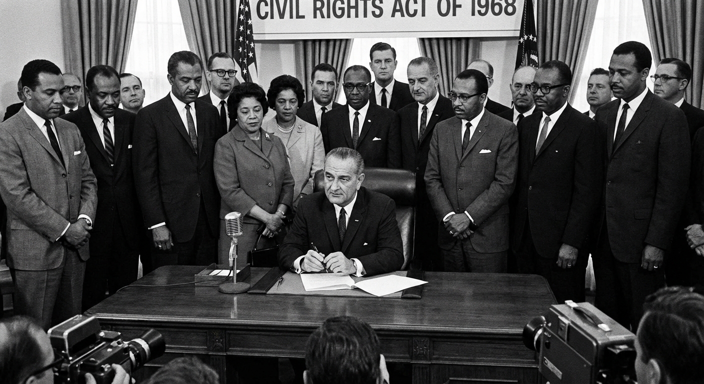1968 Civil Rights Act Signed