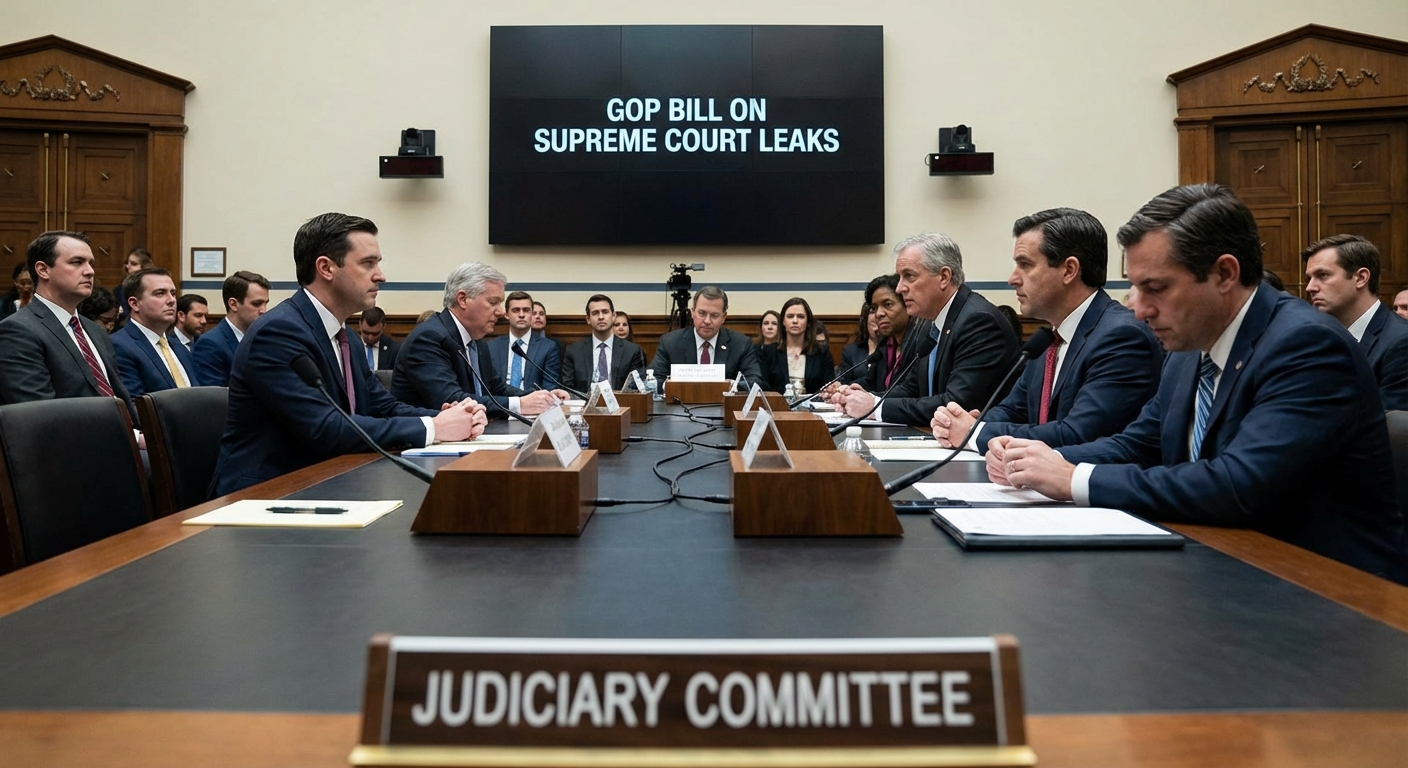 Republican Bill Targes Supreme Court Leaks