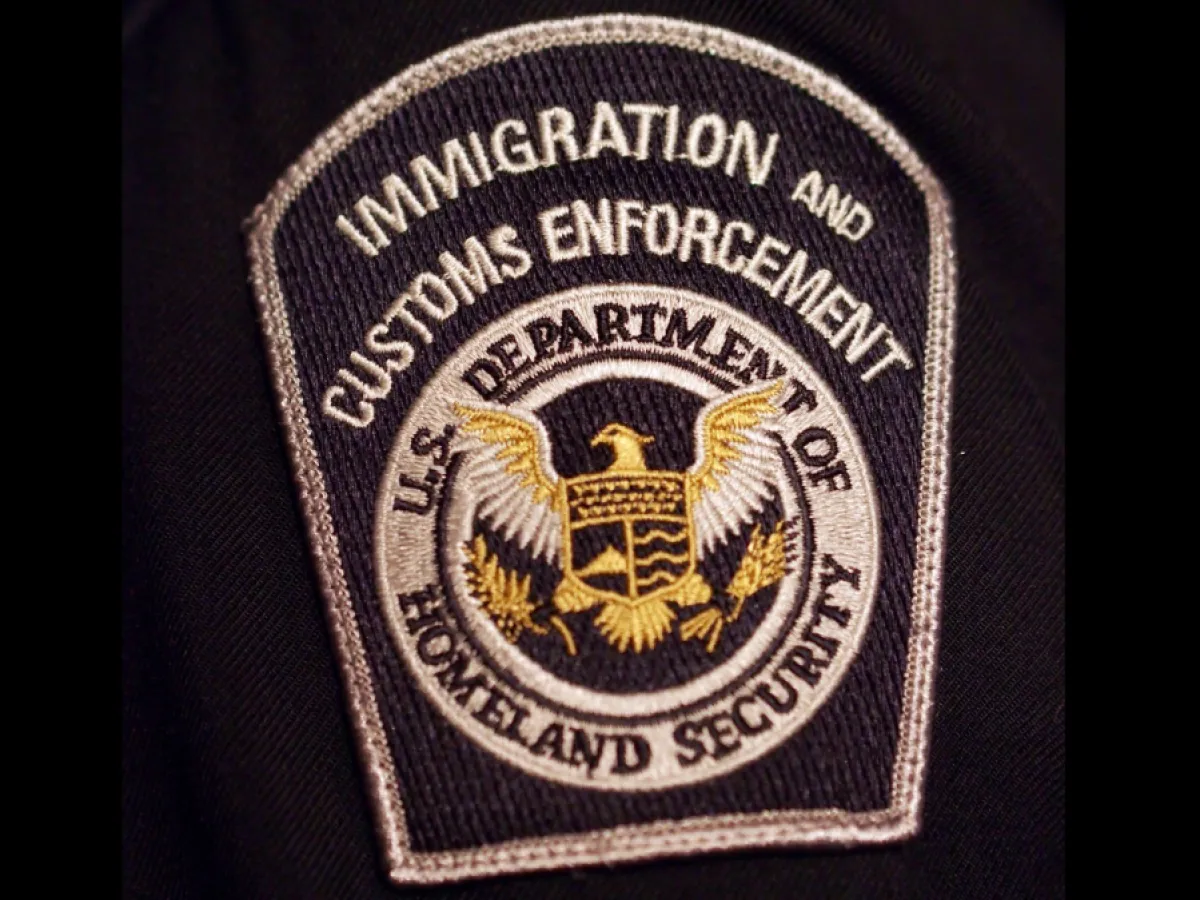 A publicly available photo of ICE Enforcement and Removal Operations personnel or signage at an official ICE facility.