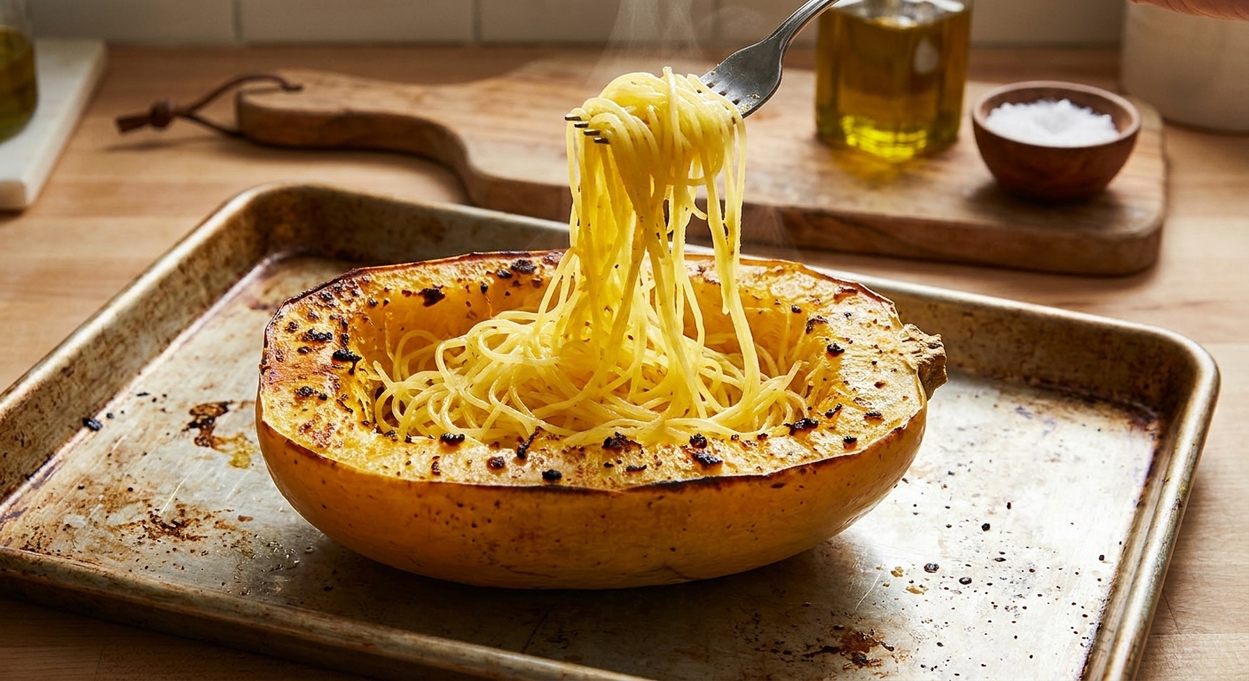 Perfect Roasted Spaghetti Squash