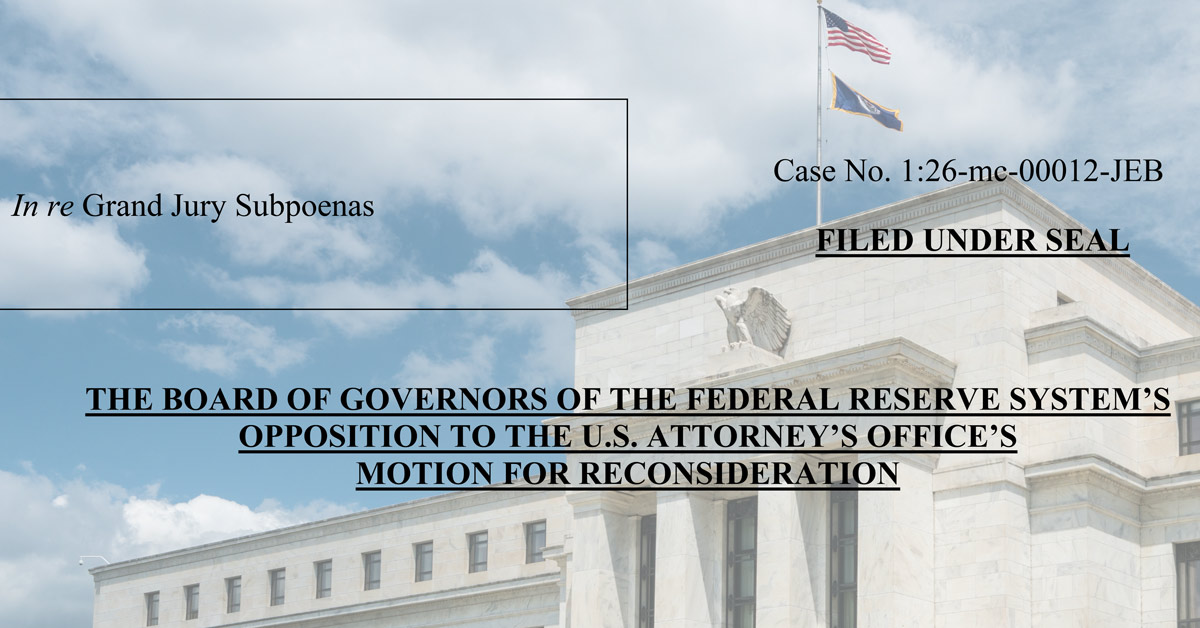 A real photograph of a person holding a thick stack of legal papers outside a federal courthouse, with uniformed security in the background, news photography style