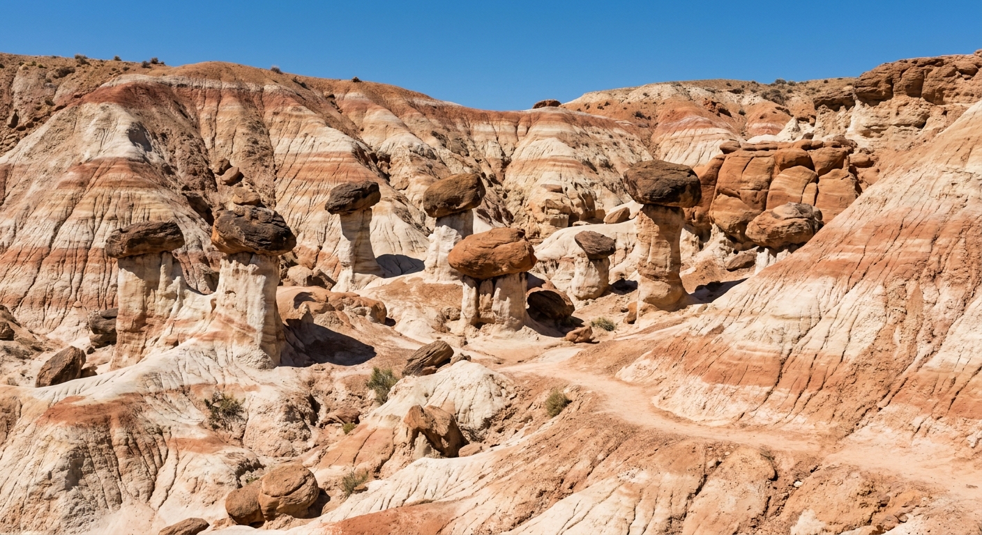Toadstool Hoodoos Trail Near Kanab