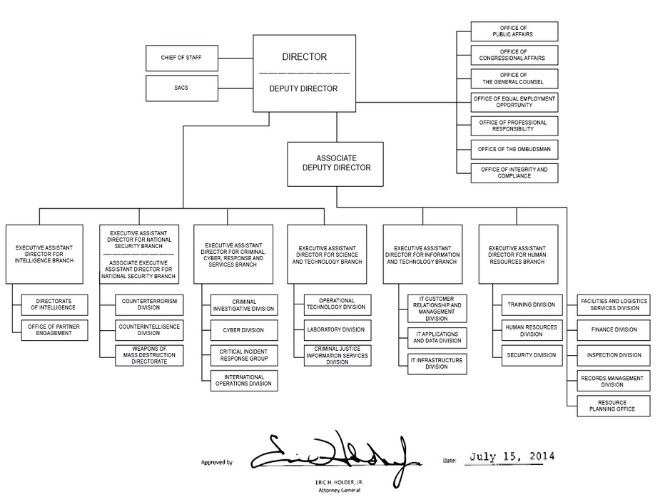 A simplified organizational chart graphic showing the DNI at the top connected to major intelligence agencies, emphasizing coordination and oversight relationships.