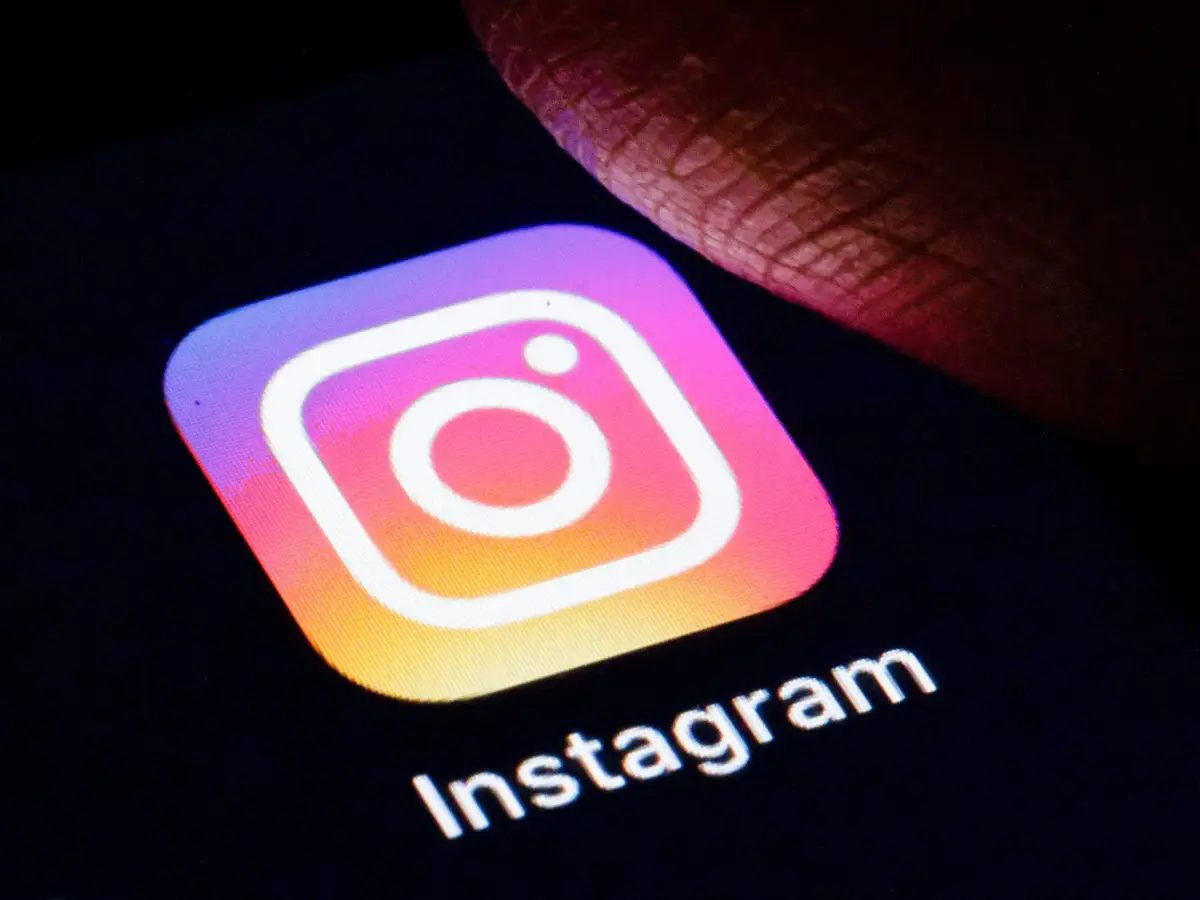 A smartphone screen showing the Instagram app icon