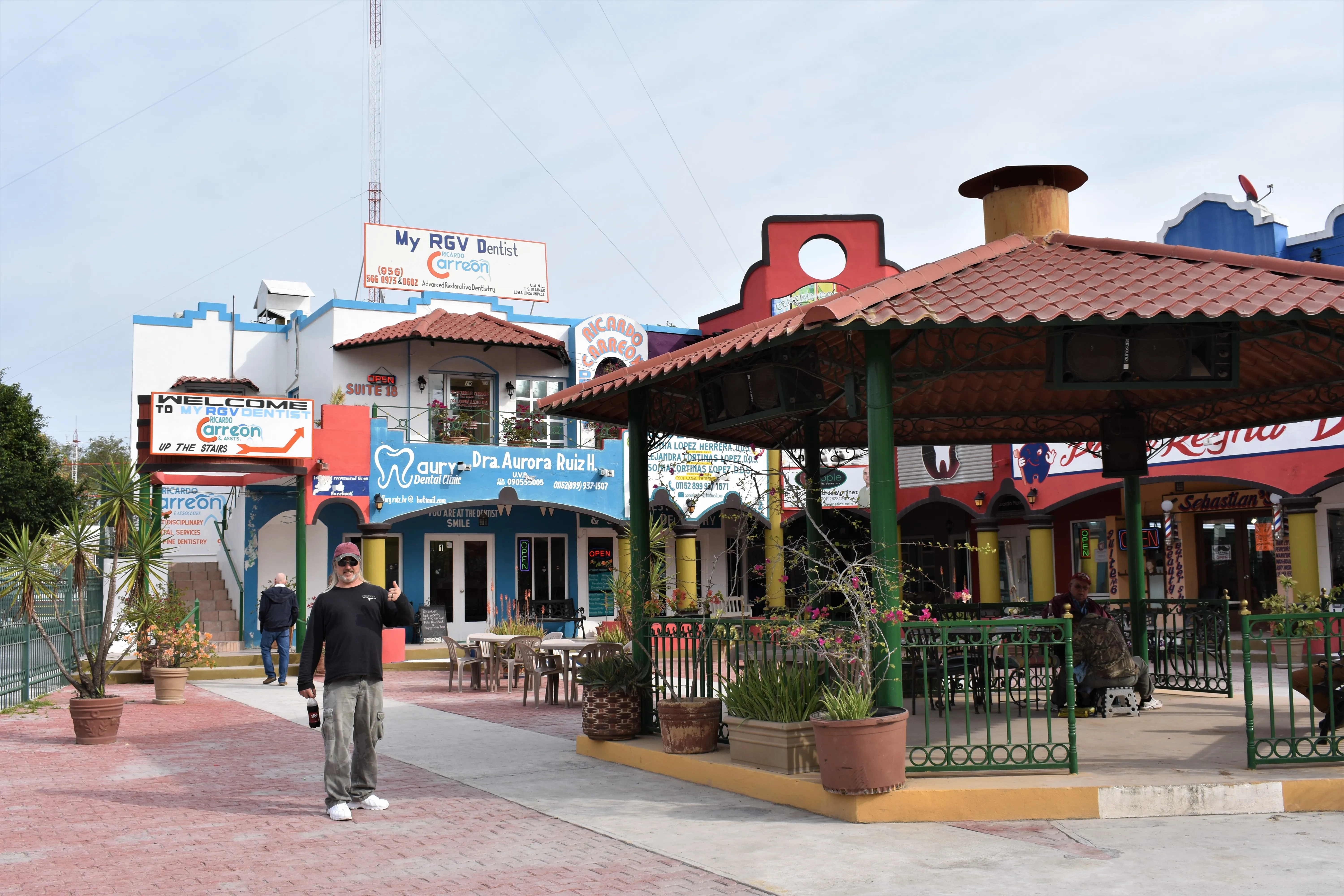 A street view in Progreso, Mexico, near the border region