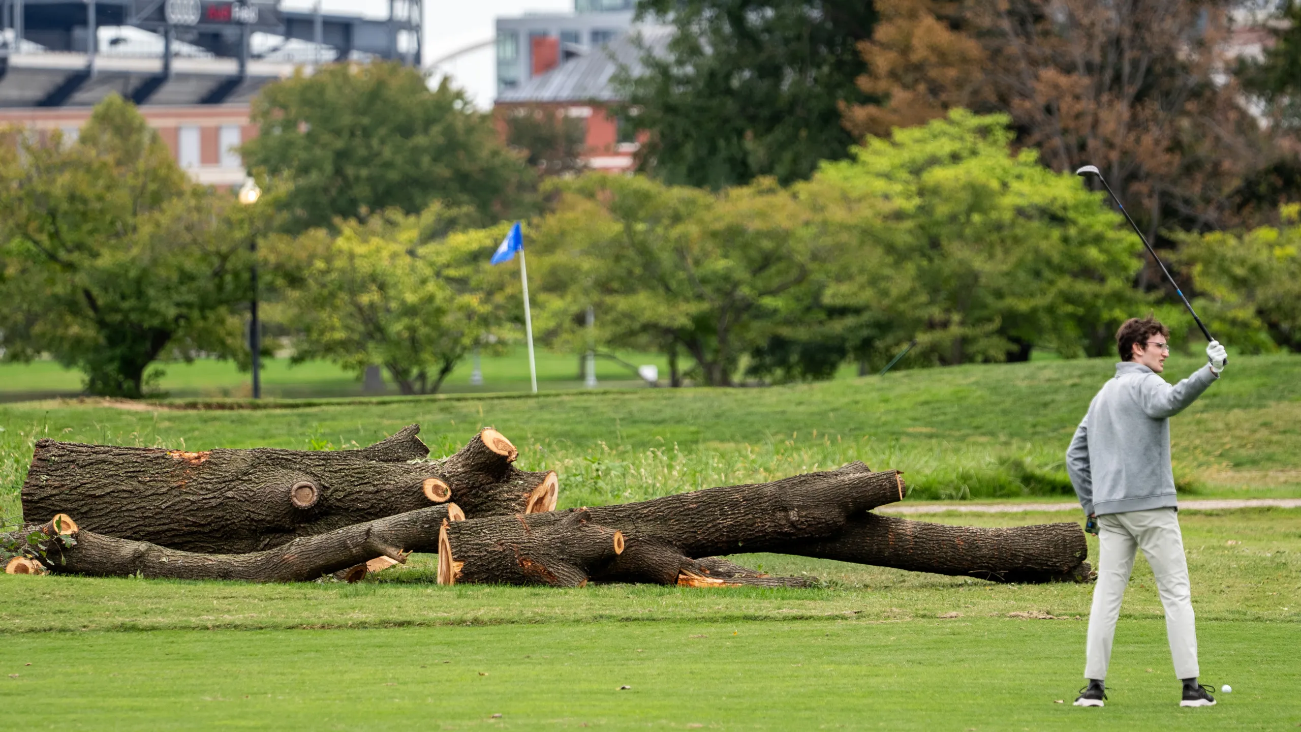 A view of East Potomac Golf Links at East Potomac Park.