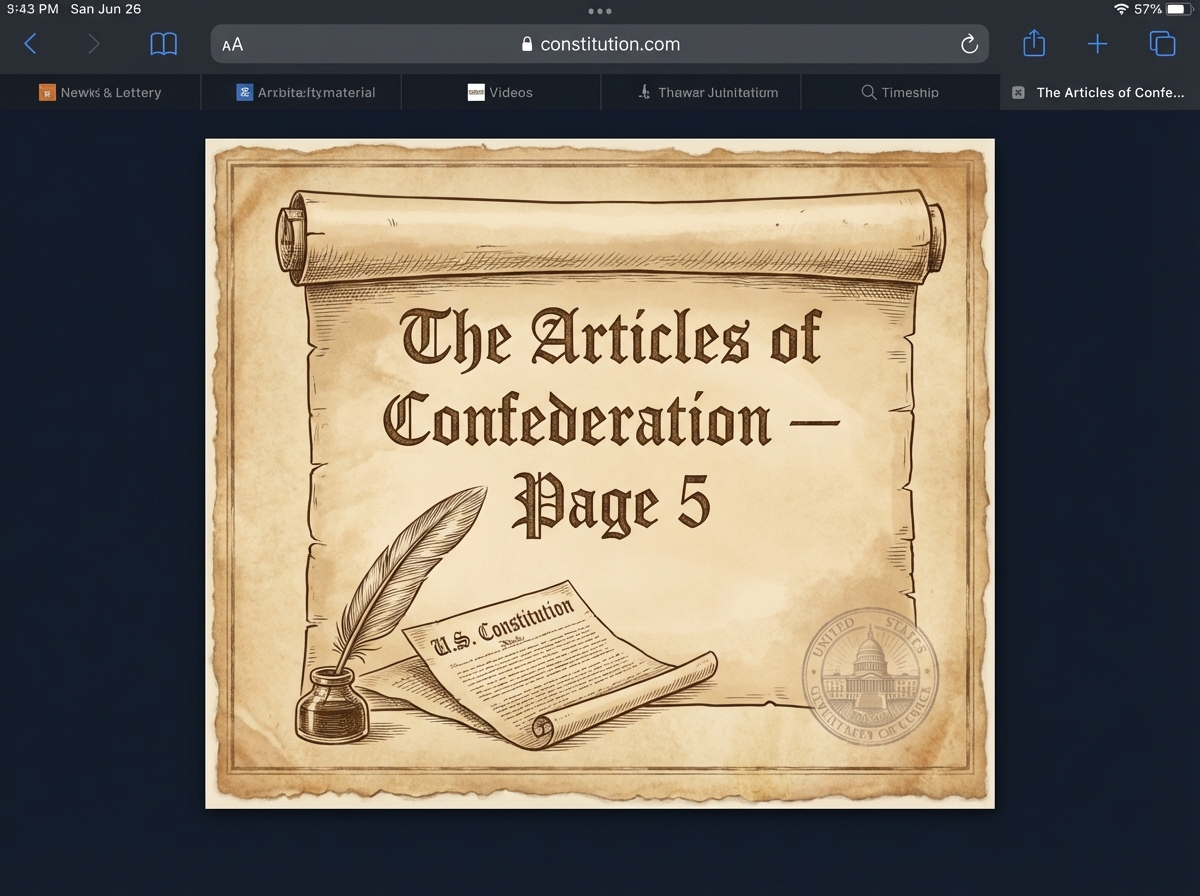 The Articles of Confederation