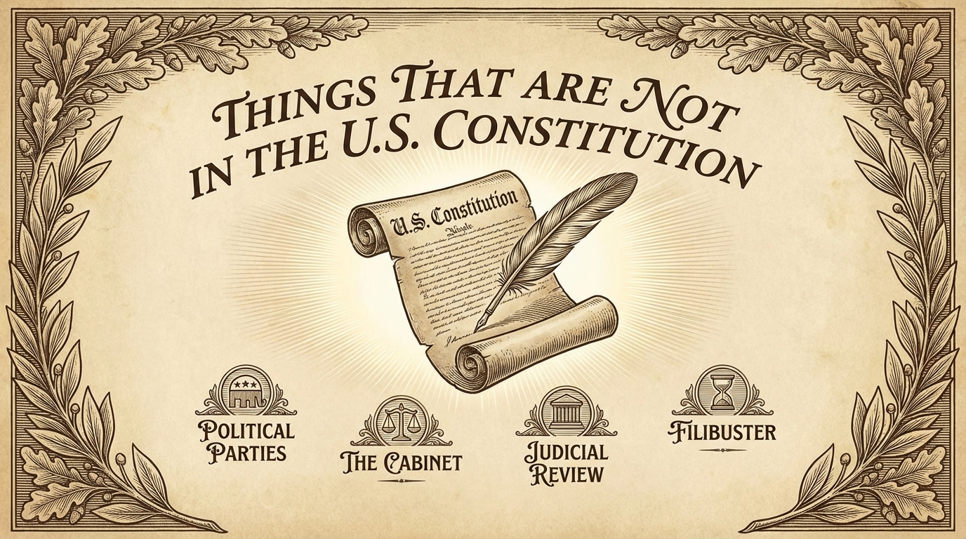 Things That Are Not In the U.S. Constitution
