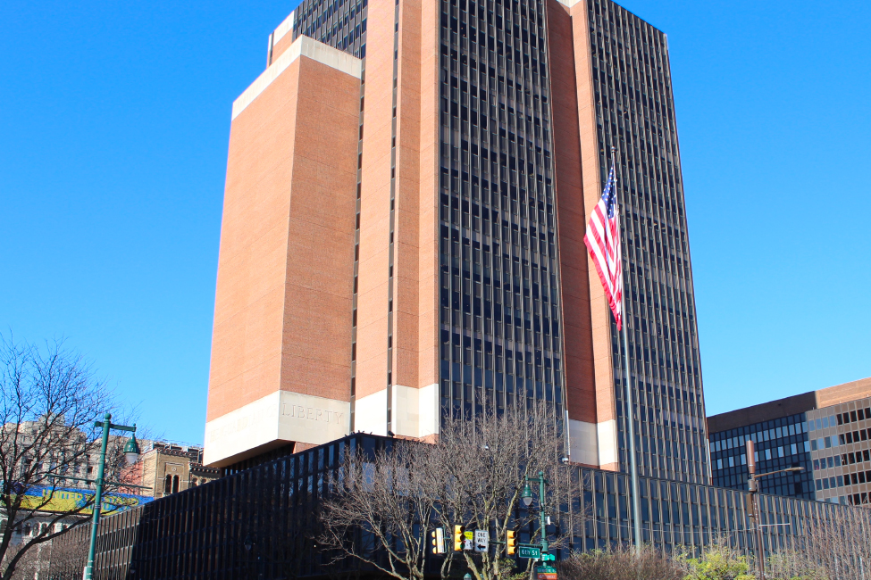 An exterior view of a courthouse associated with the U.S. Court of Appeals for the Third Circuit