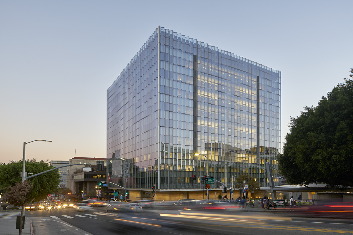 An exterior view of a courthouse building in the Roxbury area of Boston