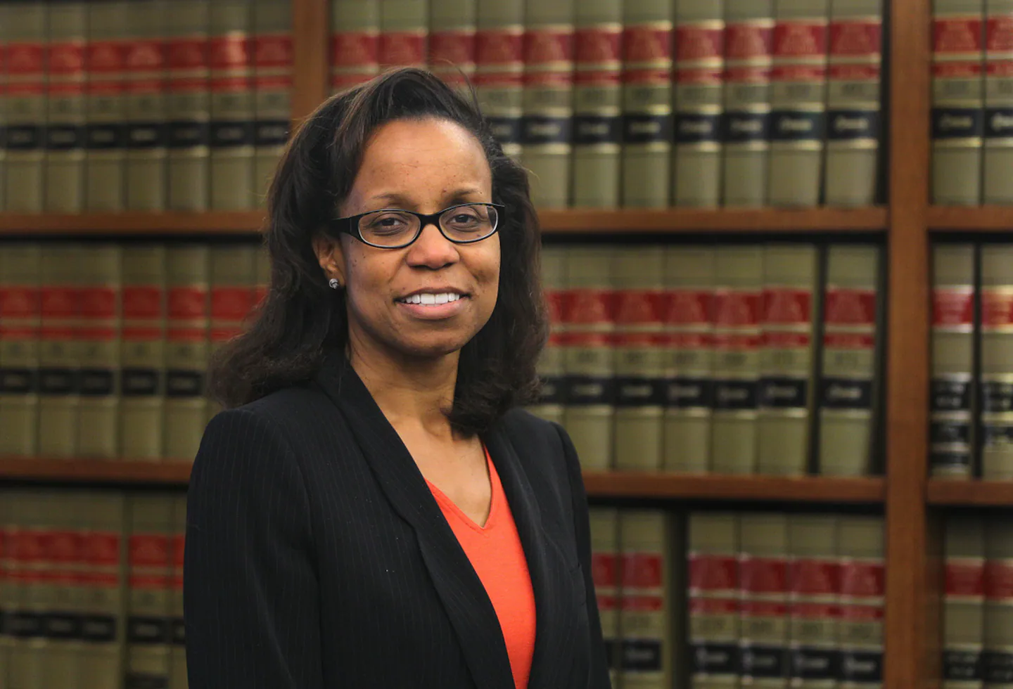 Chief U.S. District Judge Denise Casper of the District of Massachusetts photographed in a courtroom or official setting