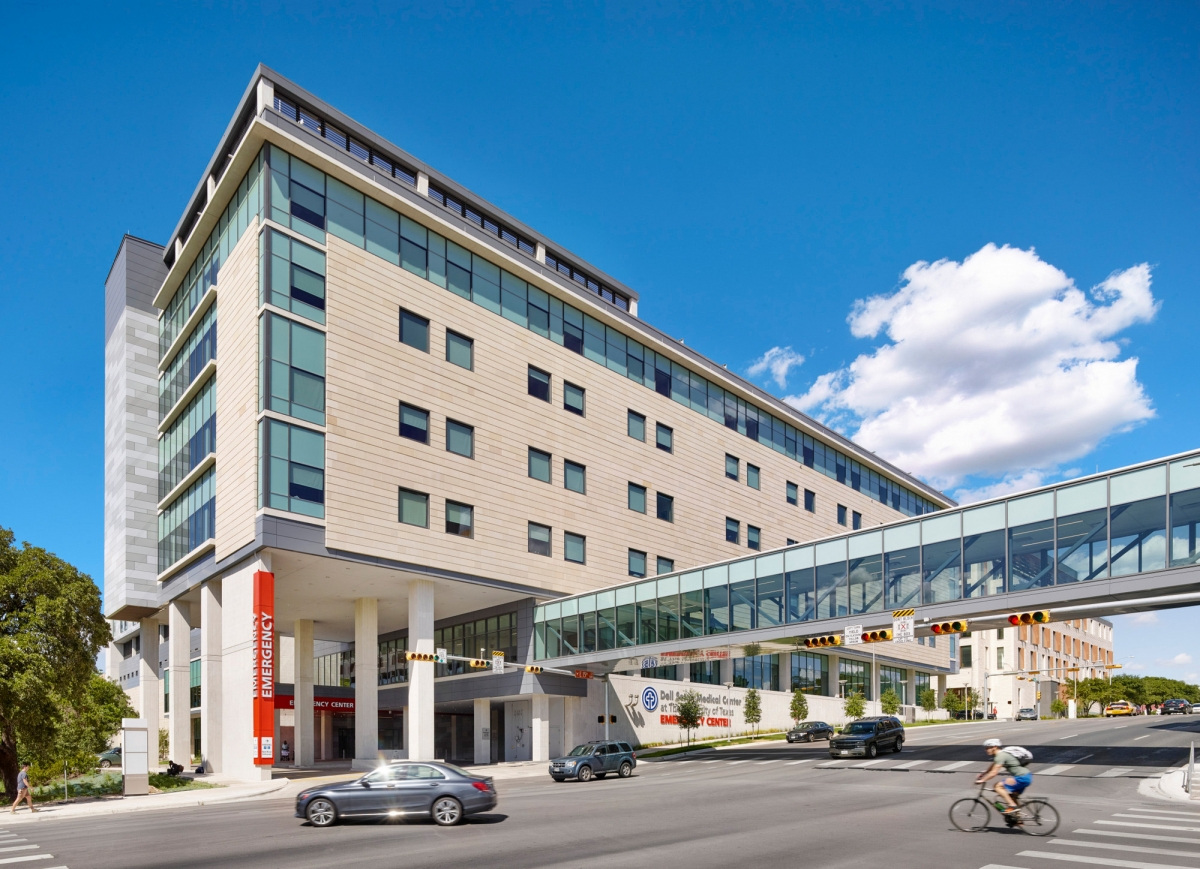 Exterior of Dell Seton Medical Center in Austin, Texas