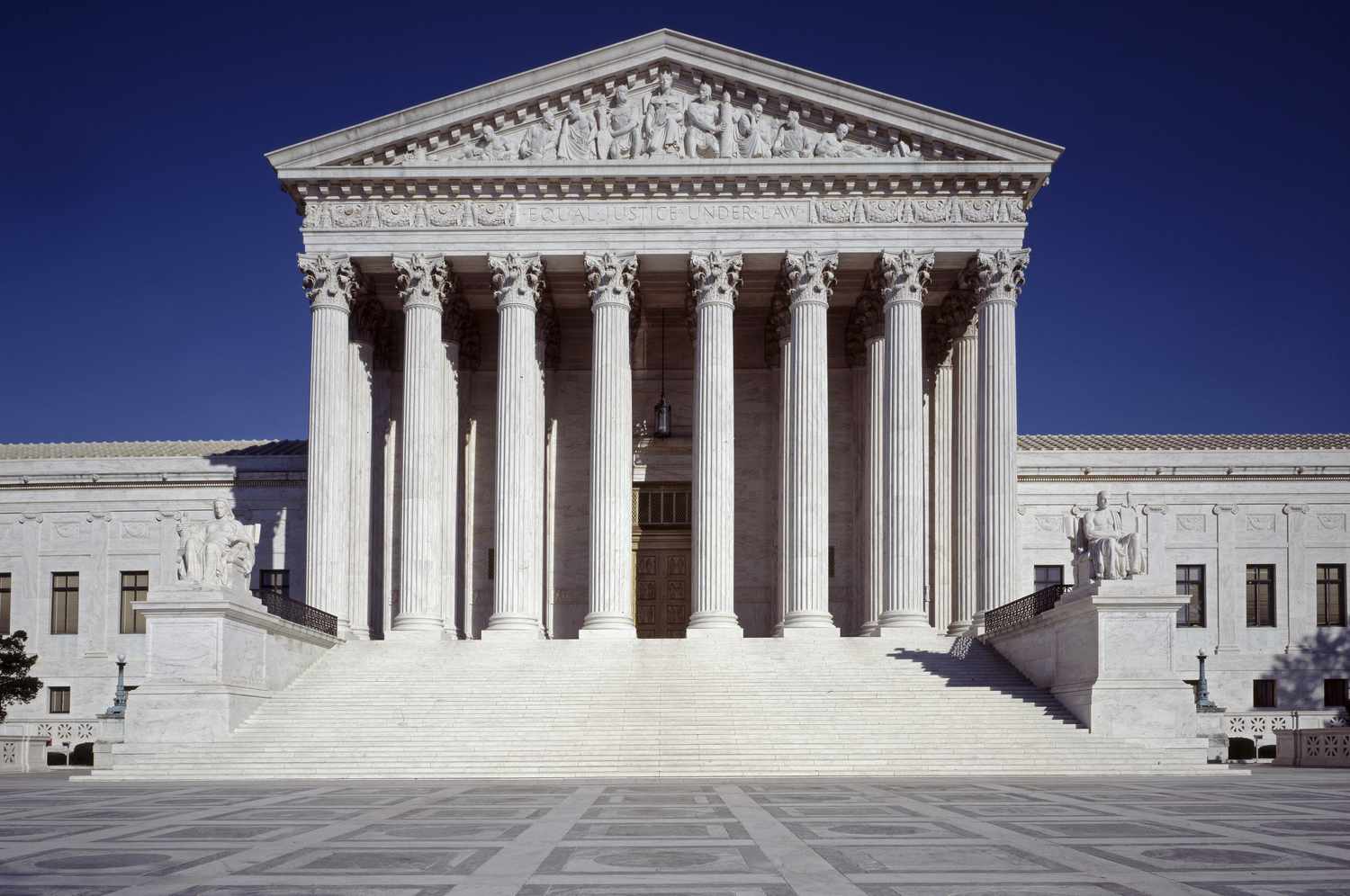 Exterior view of the United States Court of International Trade building in New York City