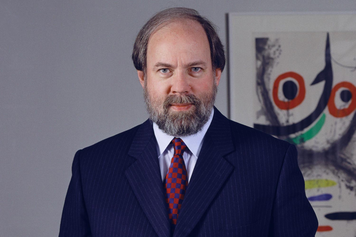 Judge Frank Easterbrook outside a federal courthouse setting in an editorial-style photo