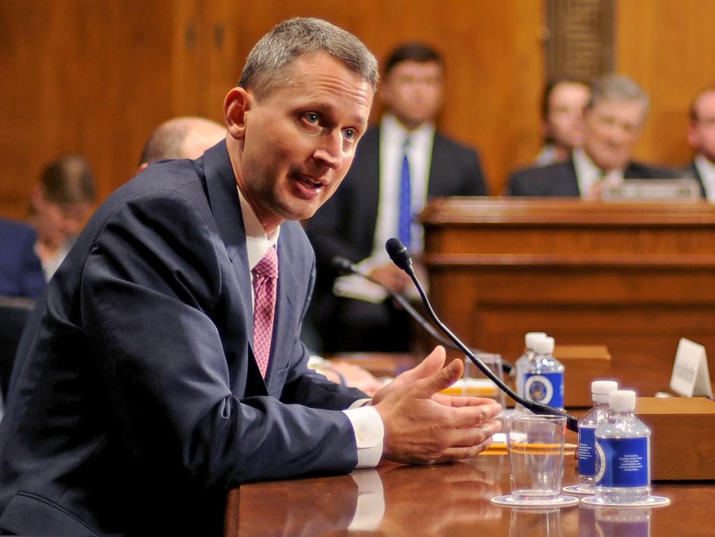 Judge Stuart Kyle Duncan at a U.S. Senate Judiciary Committee hearing, editorial news photo
