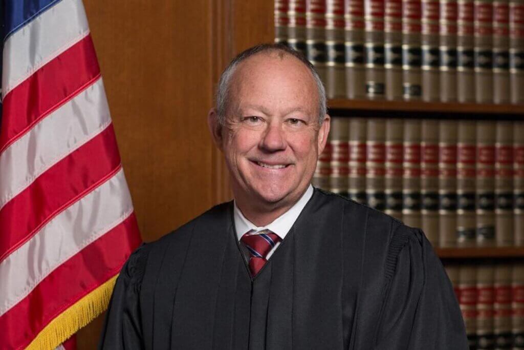Judge Timothy M. Tymkovich in an official judicial portrait