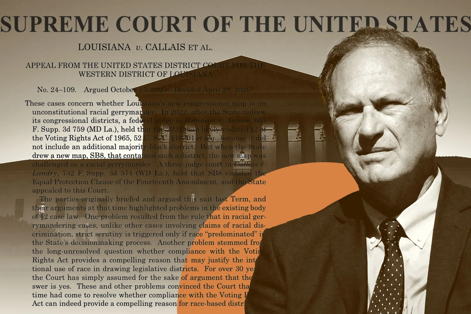 Justice Samuel Alito walking on the steps outside the United States Supreme Court building in Washington, DC, in daylight, news photography style