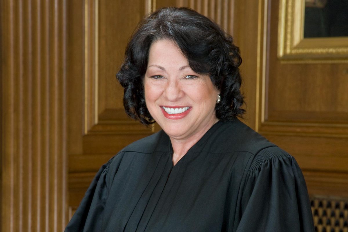 Justice Sonia Sotomayor arriving at the Supreme Court in Washington, D.C.