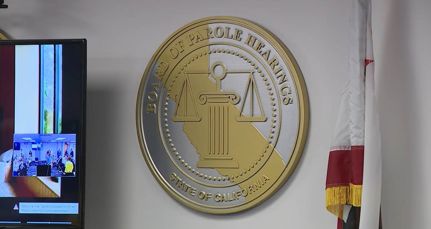 Official signage for the California Board of Parole Hearings, the agency that schedules and conducts parole suitability hearings