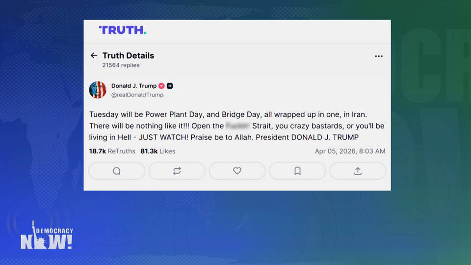 President Donald J. Trump speaking at a lectern in a formal setting, photographed in a realistic news style during a tense period of international conflict