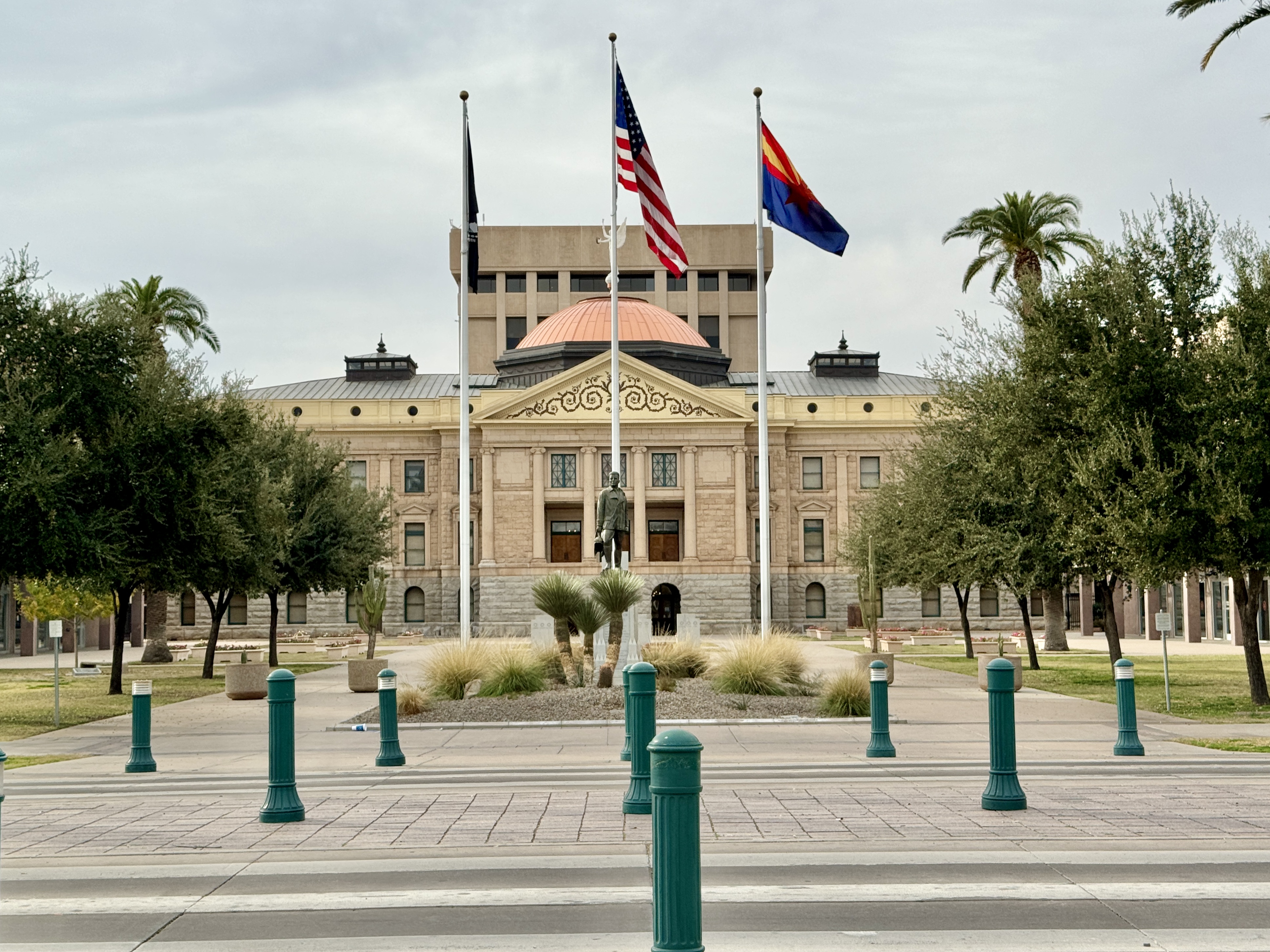 The Arizona State Capitol building in Phoenix, Arizona