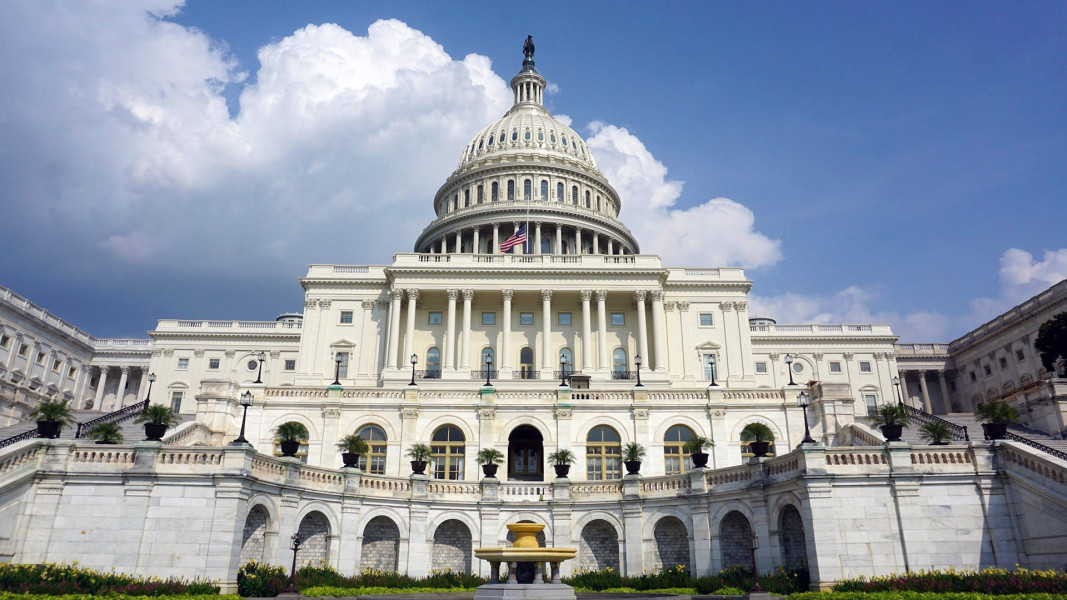 The East Front of the United States Capitol in Washington, D.C.