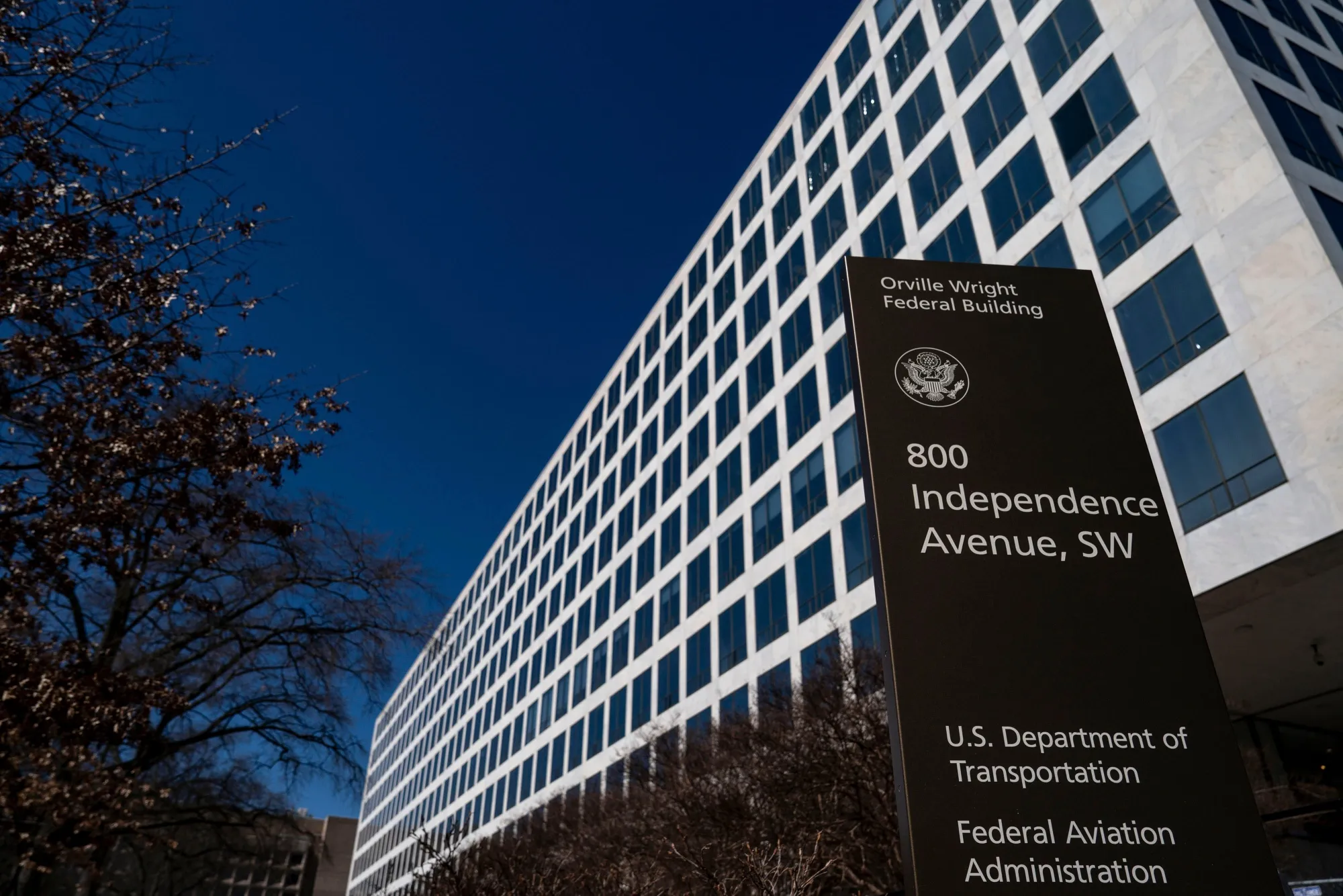 The Federal Aviation Administration headquarters building in Washington, D.C.