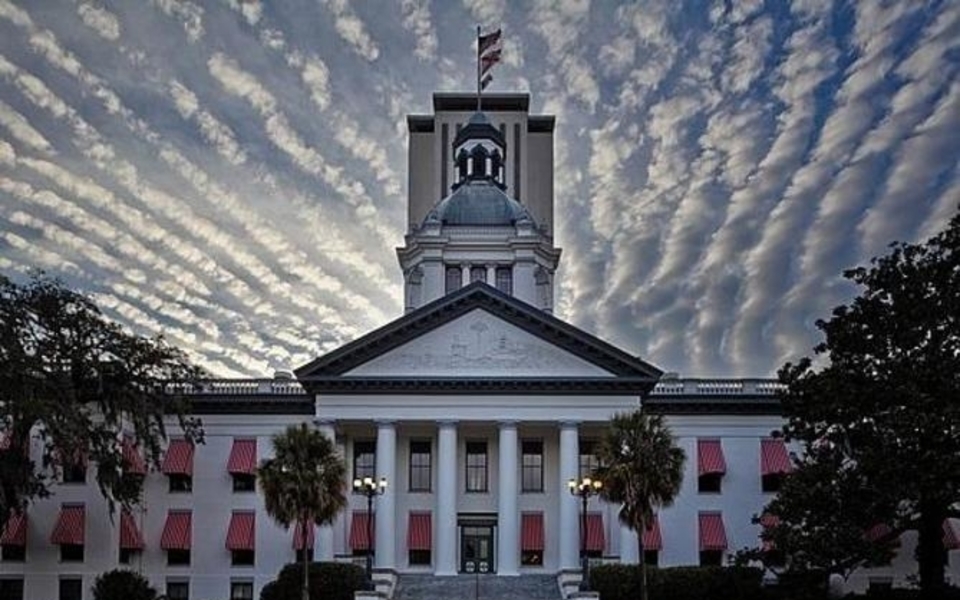 The Florida State Capitol complex in Tallahassee