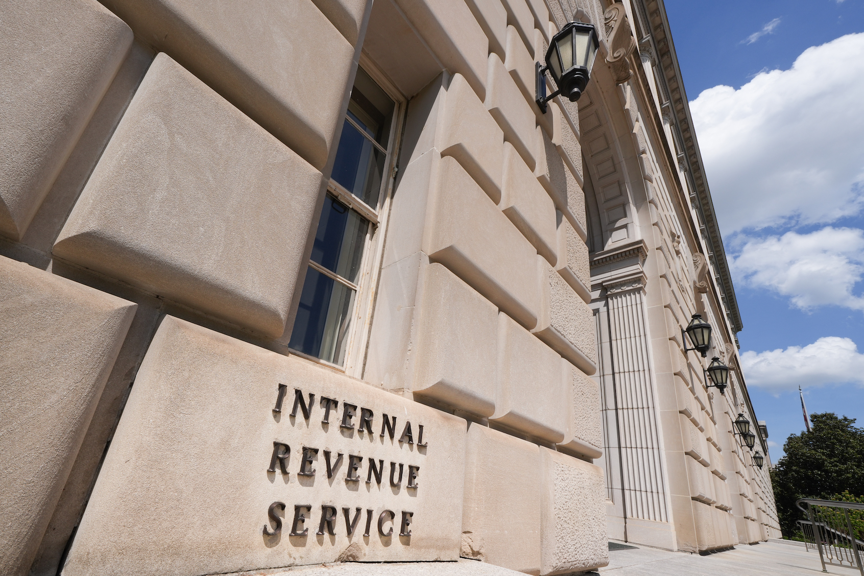The Internal Revenue Service headquarters building in Washington, D.C.