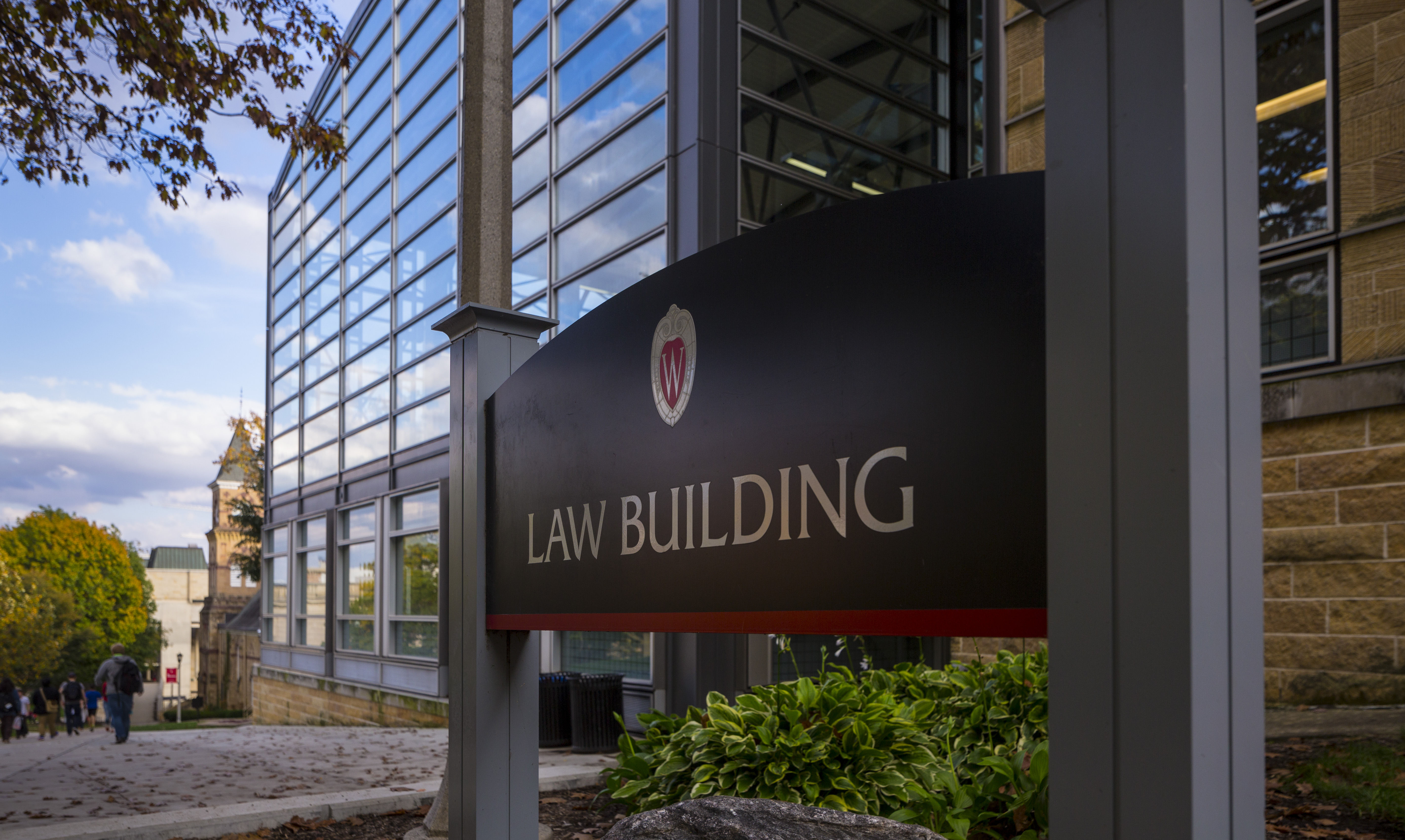 The Law School Admission Council (LSAC) headquarters sign and building exterior