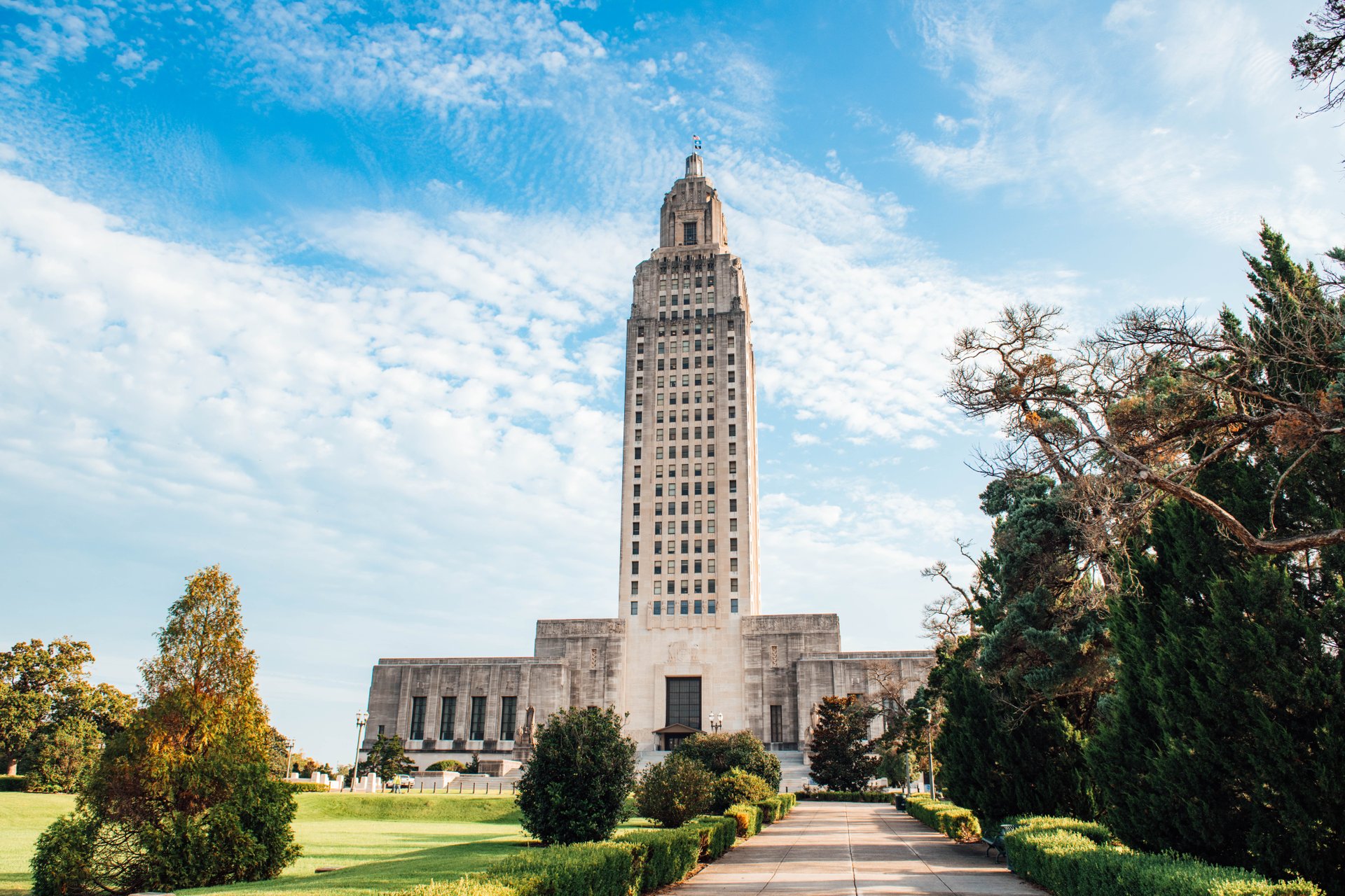 The Louisiana State Capitol building in Baton Rouge, where Act 676 was enacted.