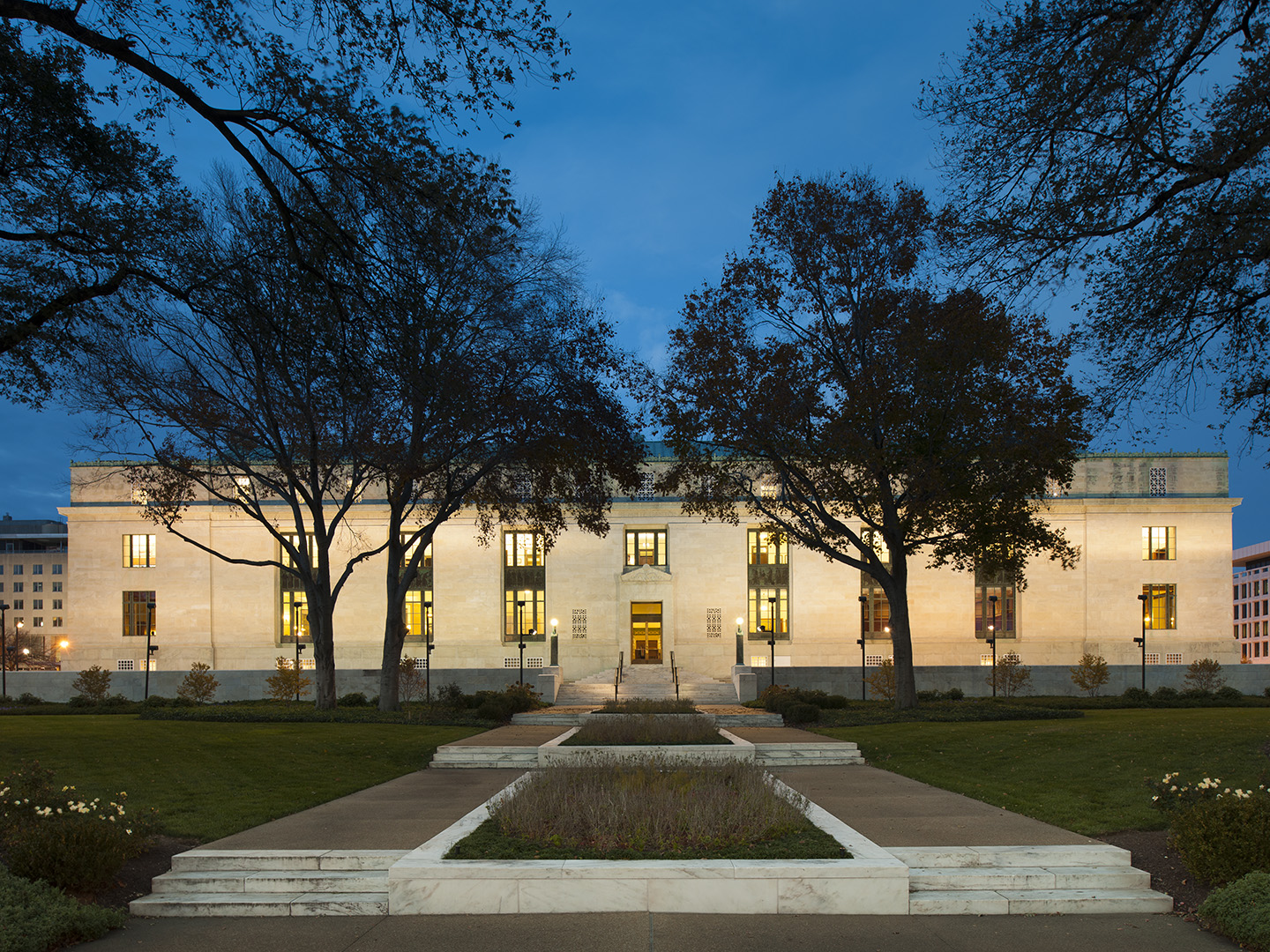 The National Academy of Sciences building in Washington, DC
