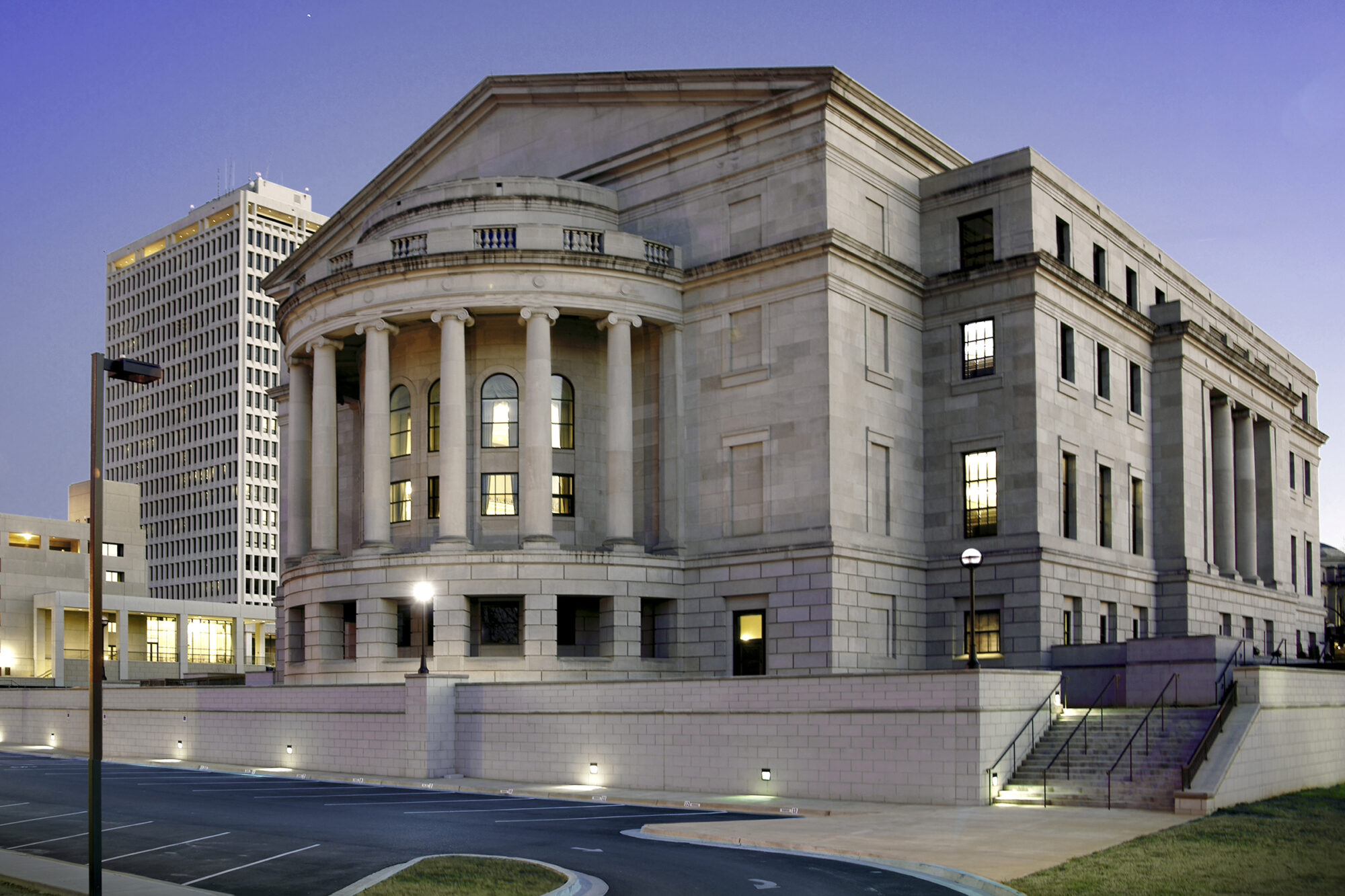 The North Carolina Supreme Court building in Raleigh