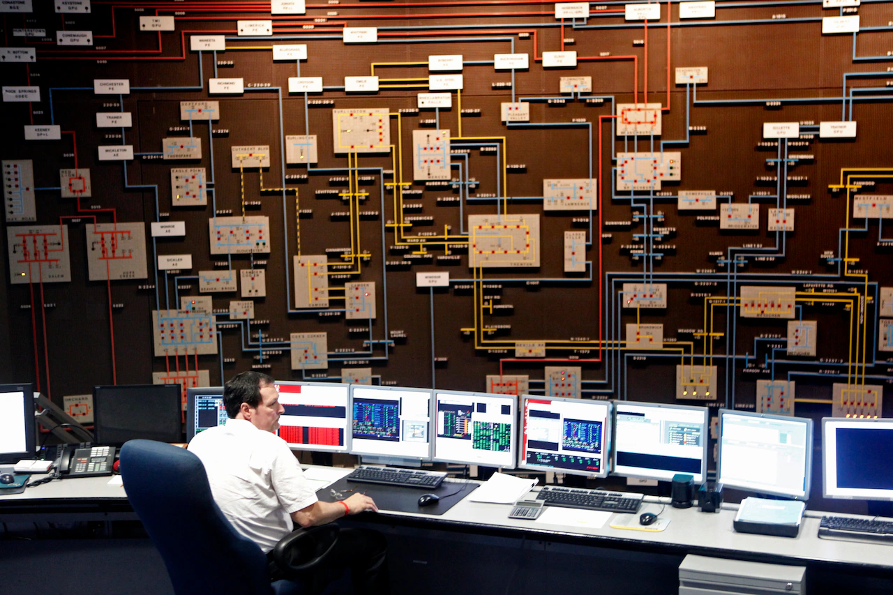 The PJM Interconnection headquarters building, associated with operating the regional power grid