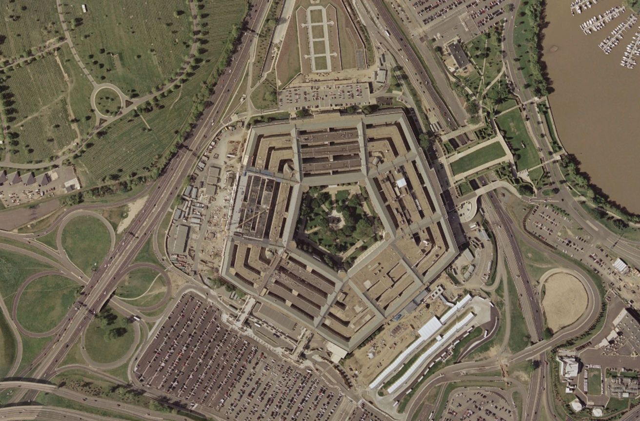 The Pentagon in Arlington, Virginia, photographed in daylight