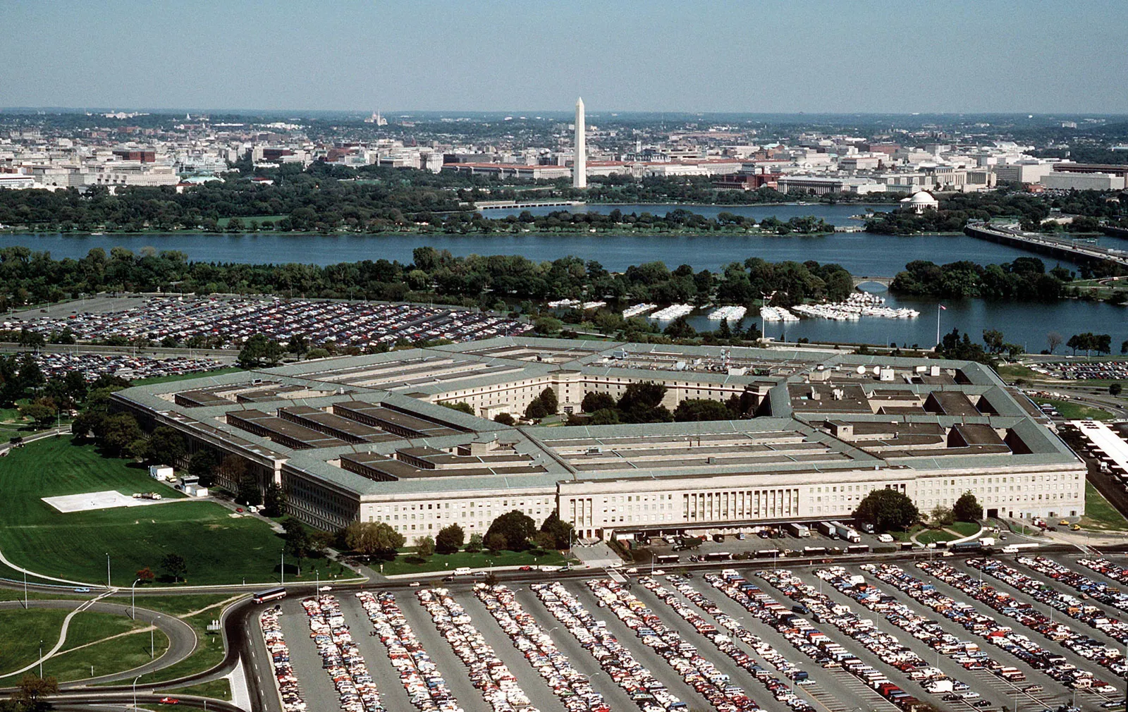 The Pentagon in Arlington, Virginia, the headquarters of the U.S. Department of Defense