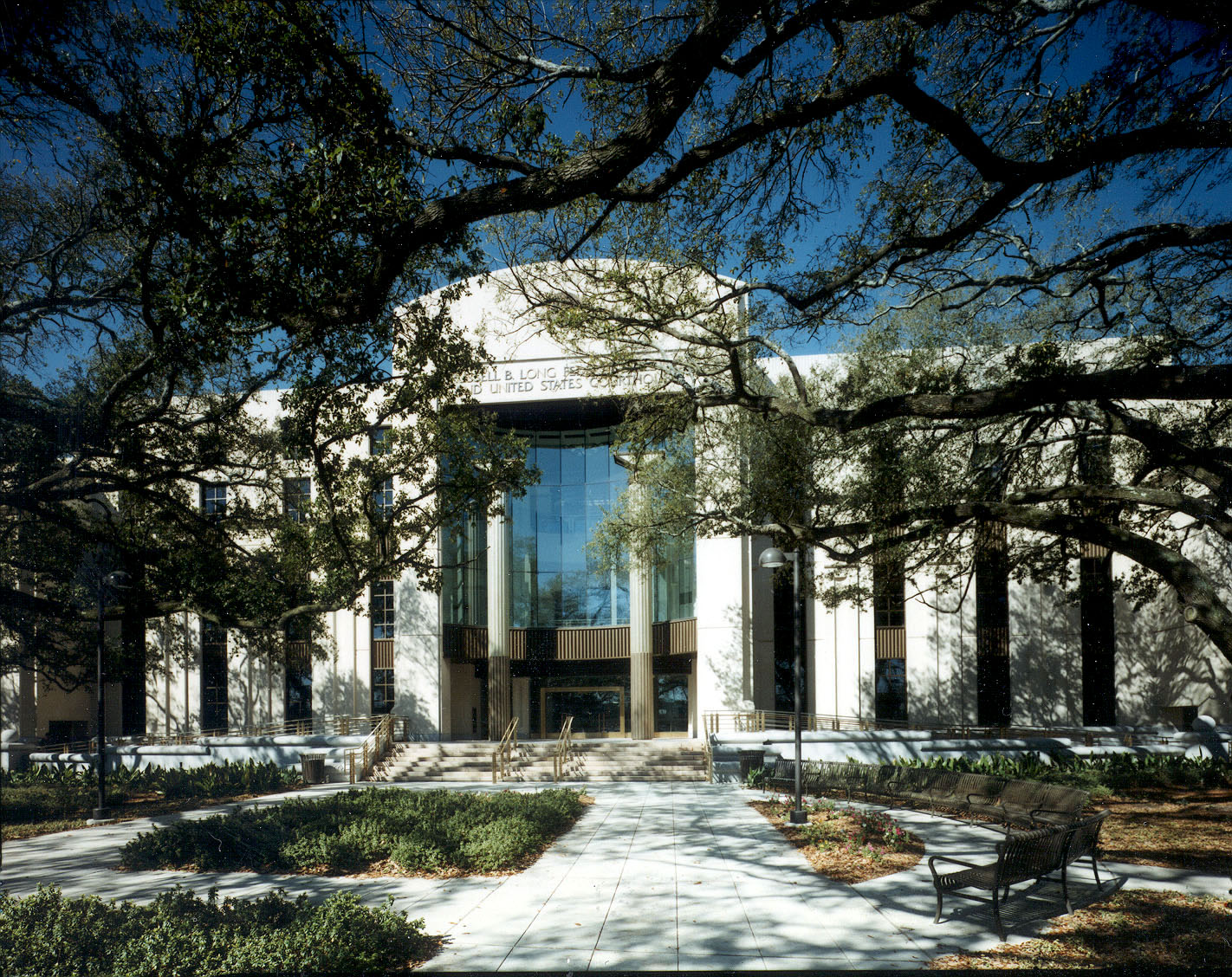 The Russell B. Long Federal Building and U.S. Courthouse in Baton Rouge, where the Middle District of Louisiana sits.