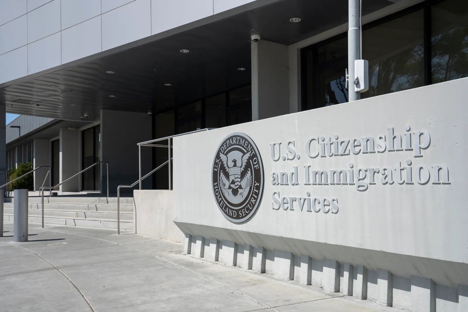 The U.S. Citizenship and Immigration Services headquarters in Maryland, which oversees affirmative asylum processing