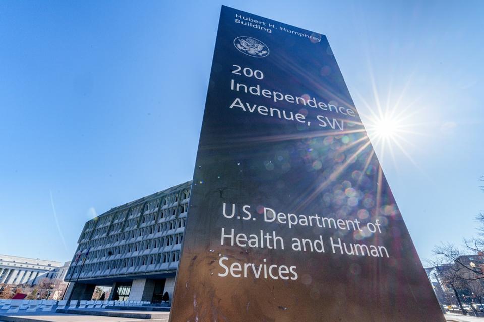 The U.S. Department of Health and Human Services headquarters building in Washington, D.C.