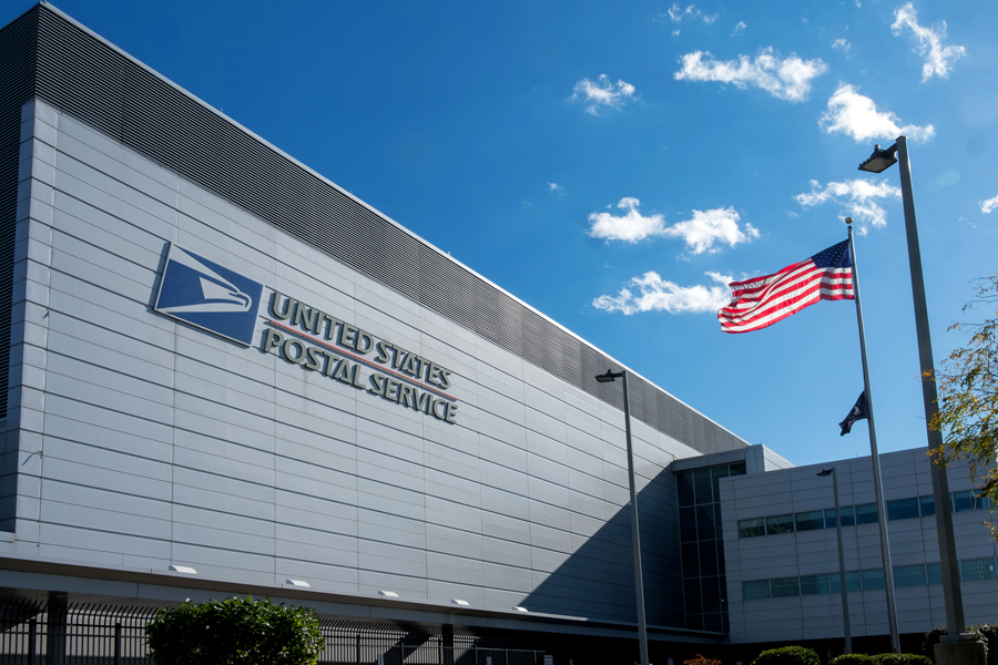 The United States Postal Service headquarters building in Washington, D.C.